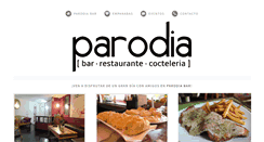 Desktop Screenshot of parodiabar.com