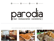 Tablet Screenshot of parodiabar.com